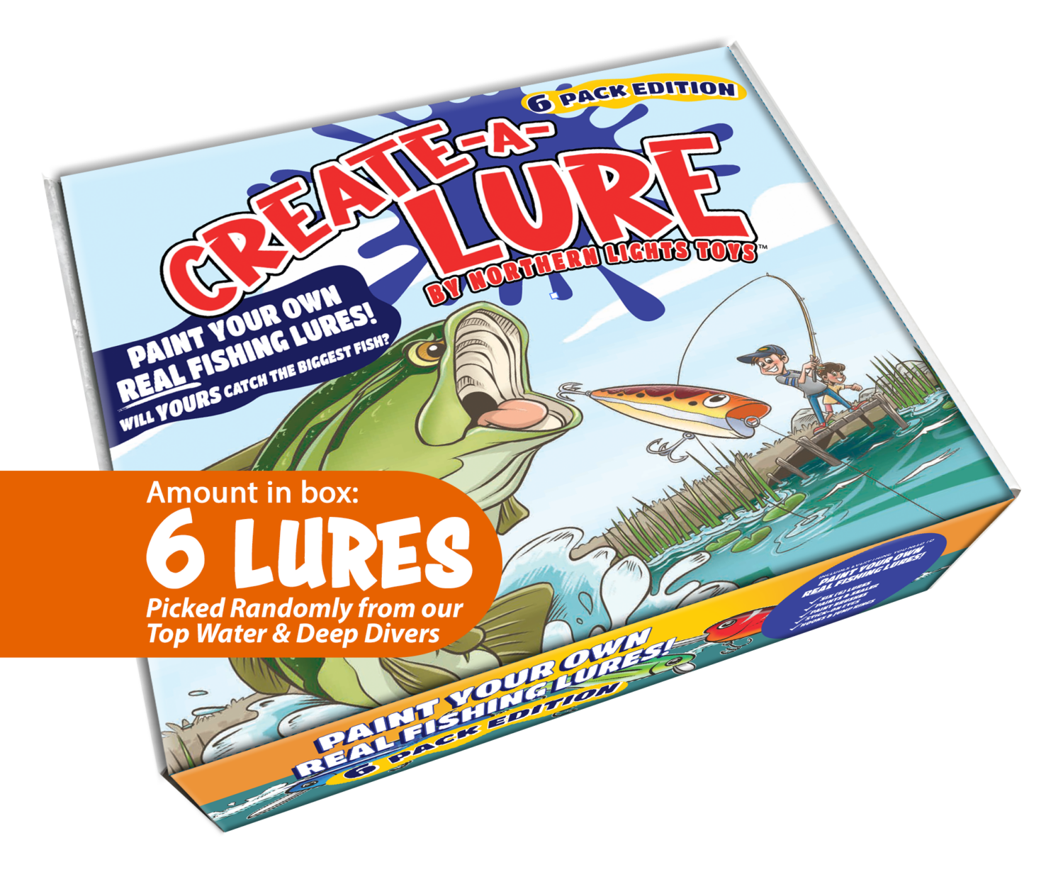 CreateaLure 6Pack Northern Lights Toys